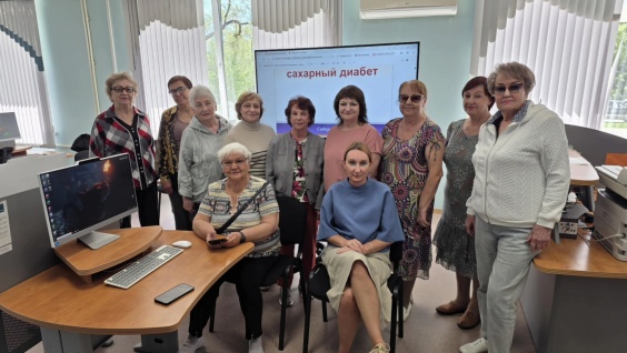 В школе здоровья обсудили профилактику сахарного диабета для активного долголетия