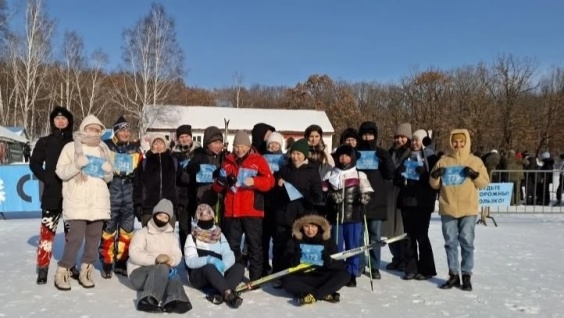 Команда Амурской ГМА приняла участие в гонке «Лыжня России 2026»