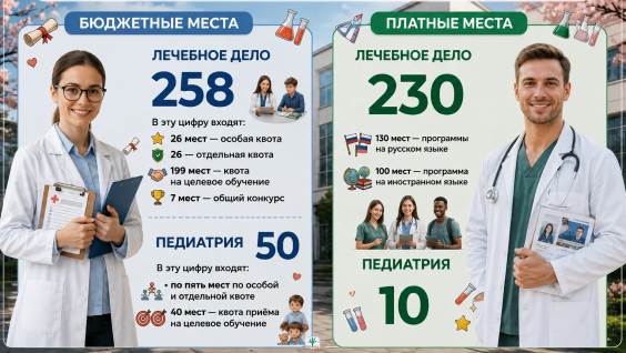 Разбираемся — сколько мест для поступления есть в этом году в Амурской ГМА